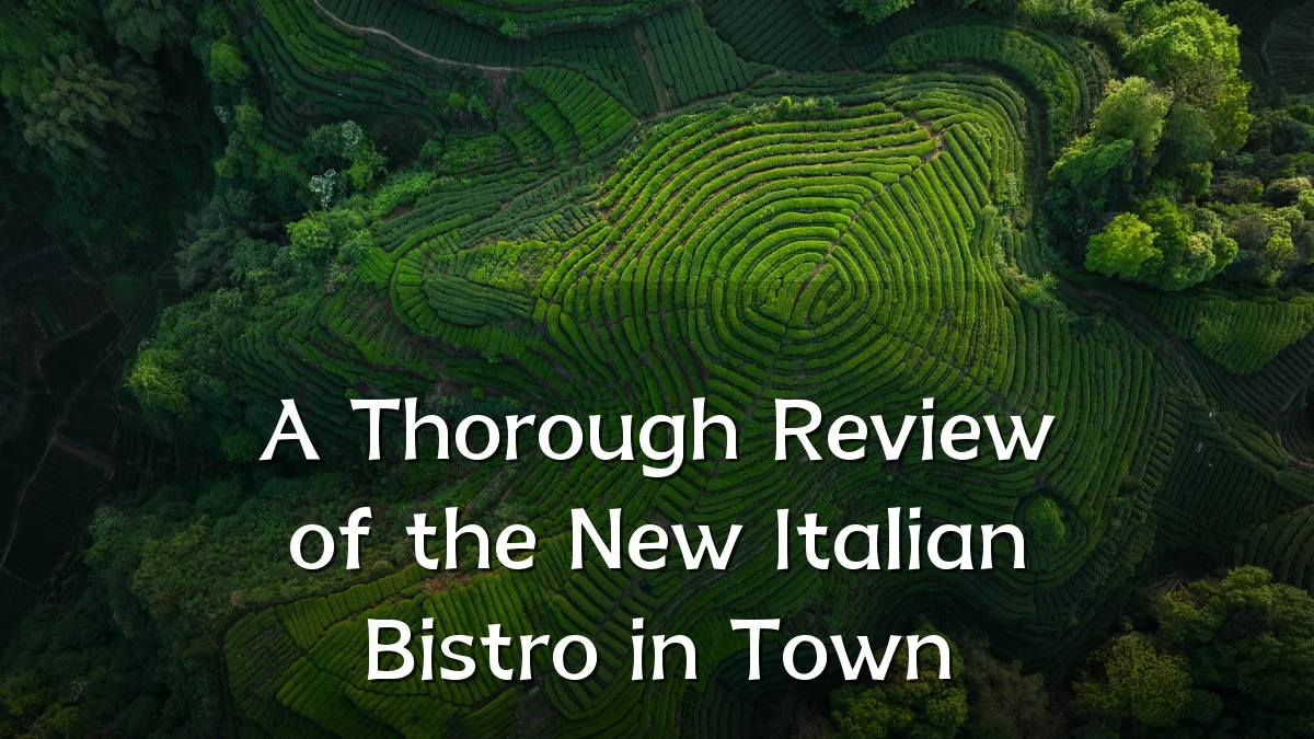 A Thorough Review of the New Italian Bistro in Town