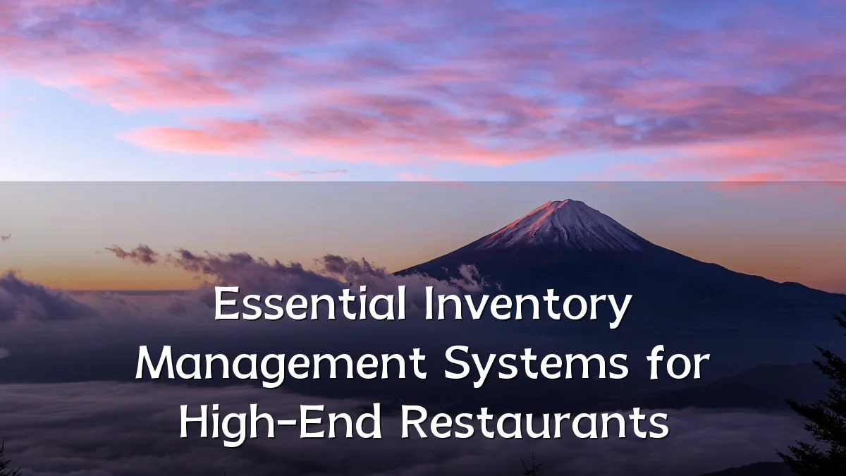 Essential Inventory Management Systems for High-End Restaurants