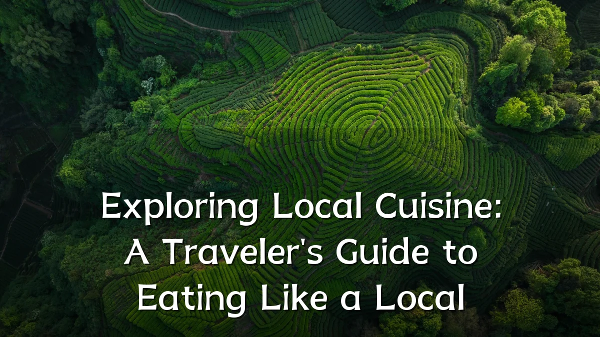 Exploring Local Cuisine: A Traveler's Guide to Eating Like a Local