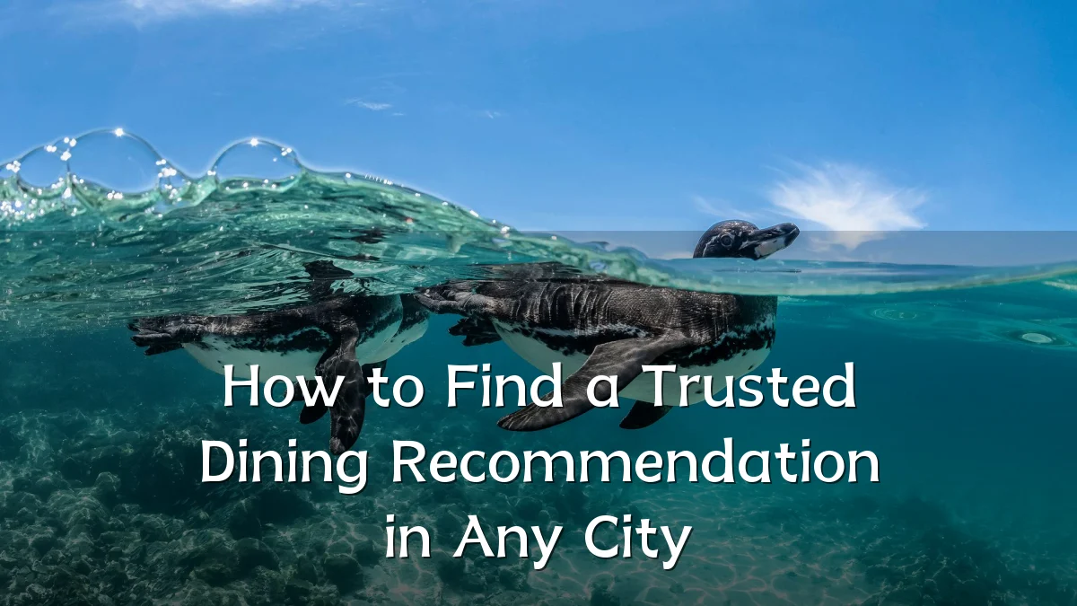 How to Find a Trusted Dining Recommendation in Any City