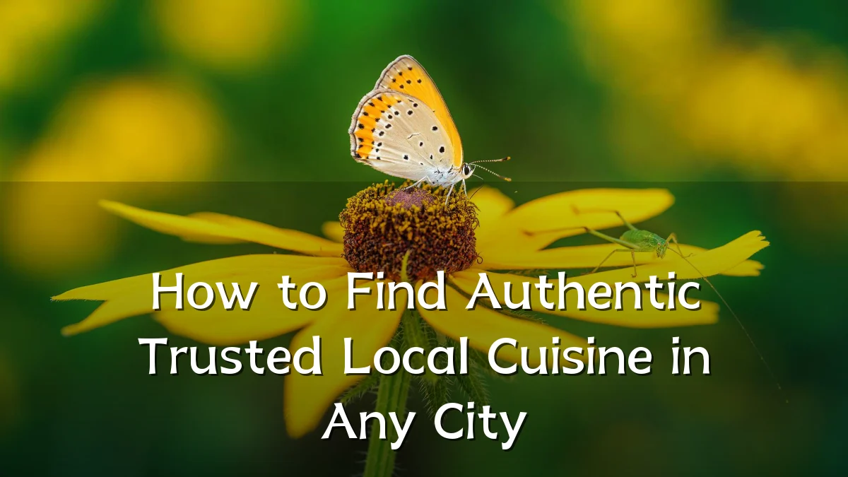 How to Find Authentic Trusted Local Cuisine in Any City