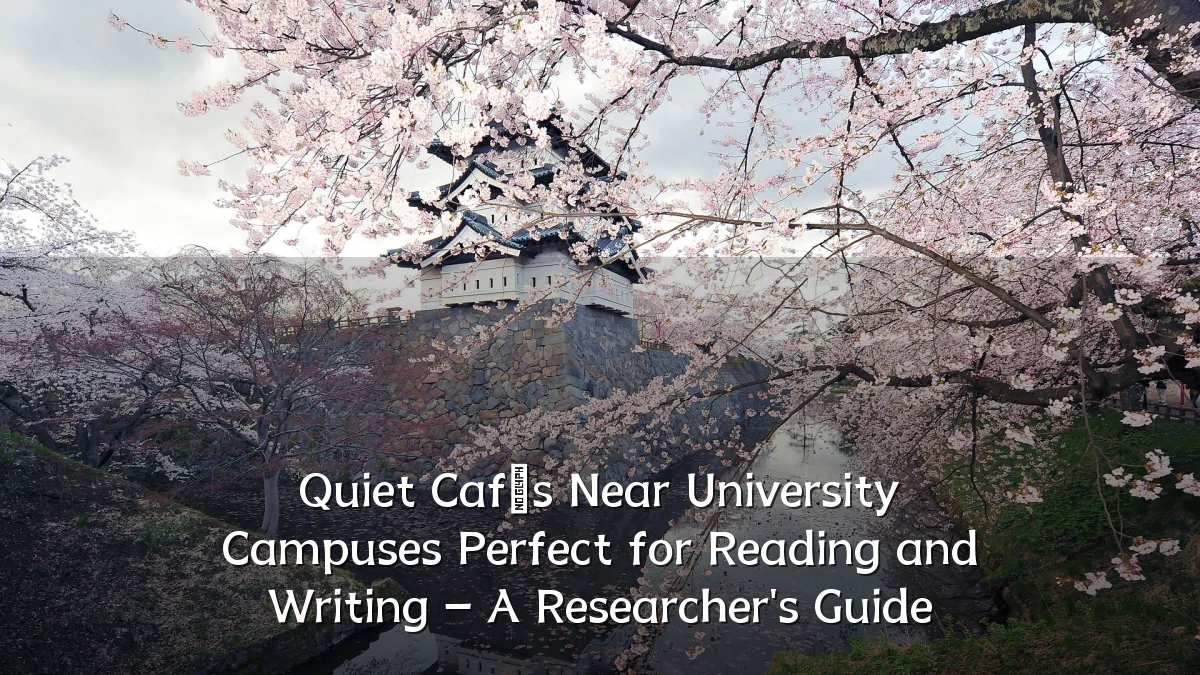 Quiet Cafés Near University Campuses Perfect for Reading and Writing – A Researcher's Guide