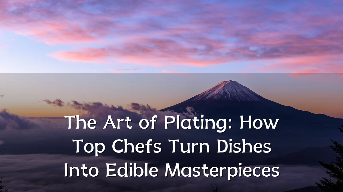 The Art of Plating: How Top Chefs Turn Dishes Into Edible Masterpieces