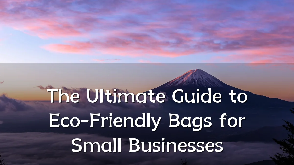 The Ultimate Guide to Eco-Friendly Bags for Small Businesses